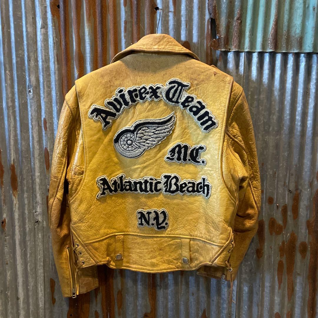 AVIREX レザージャケット バイカー 韓国製