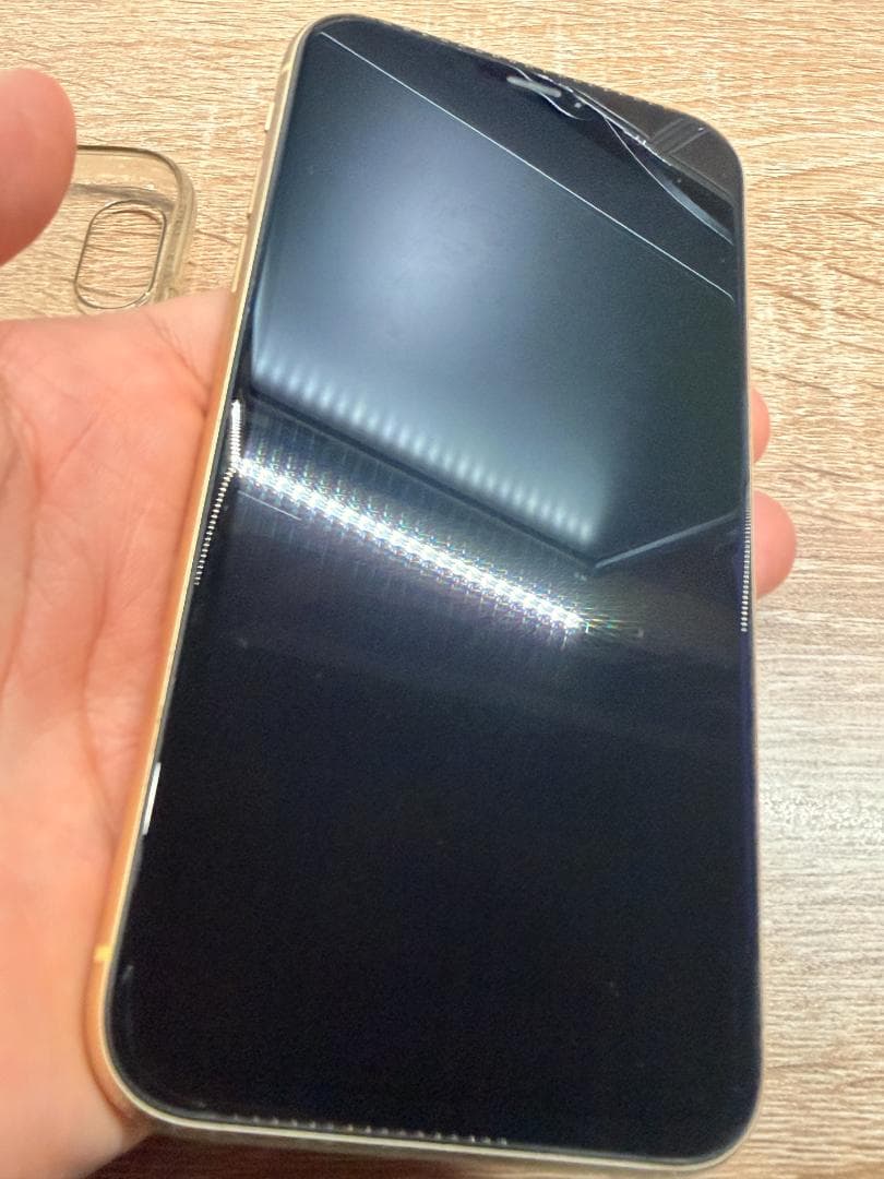 【画面に線あり】iPhone XR 64GB イエローSIMフリー