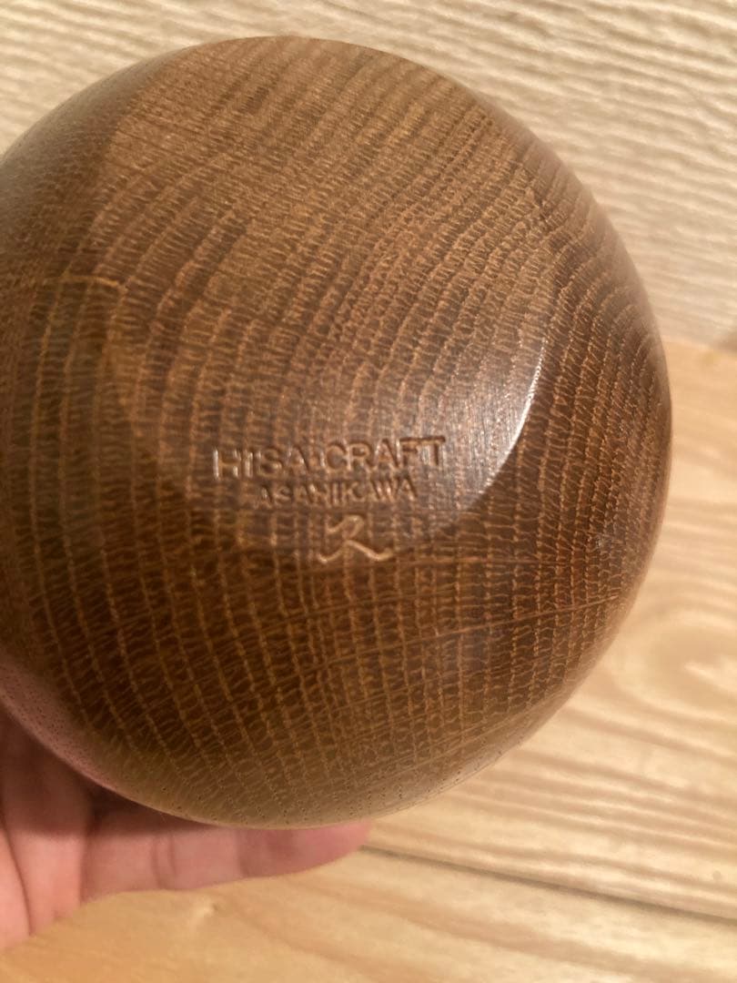 希少　HISA CRAFT　太田久幸　木の仲間たち　子持ちフクロウ　旭川クラフト