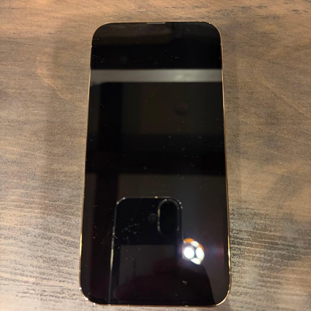 超美品BT80% iPhone13Pro MAX 256Gゴールド SIMフリー