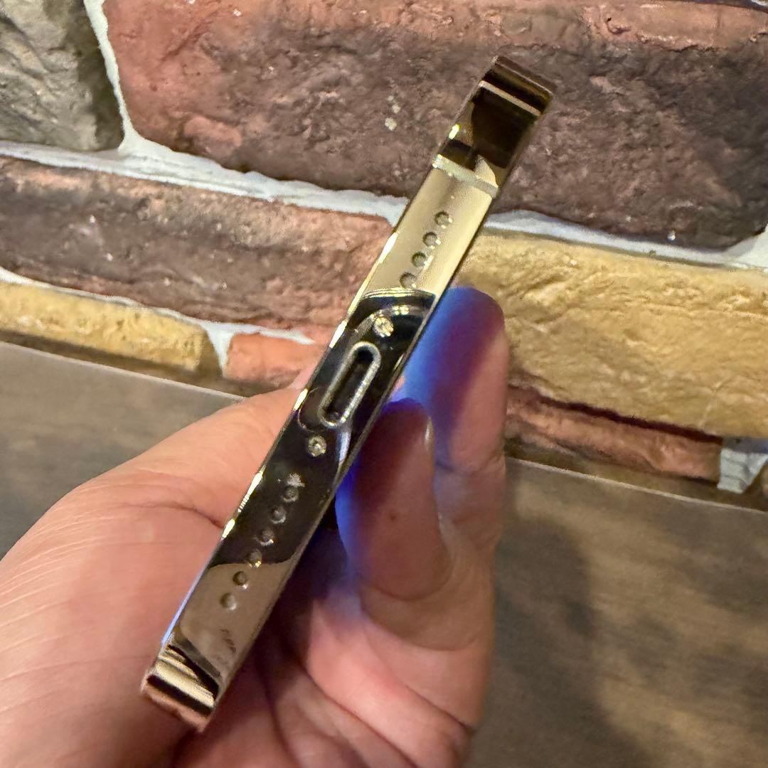 超美品BT80% iPhone13Pro MAX 256Gゴールド SIMフリー