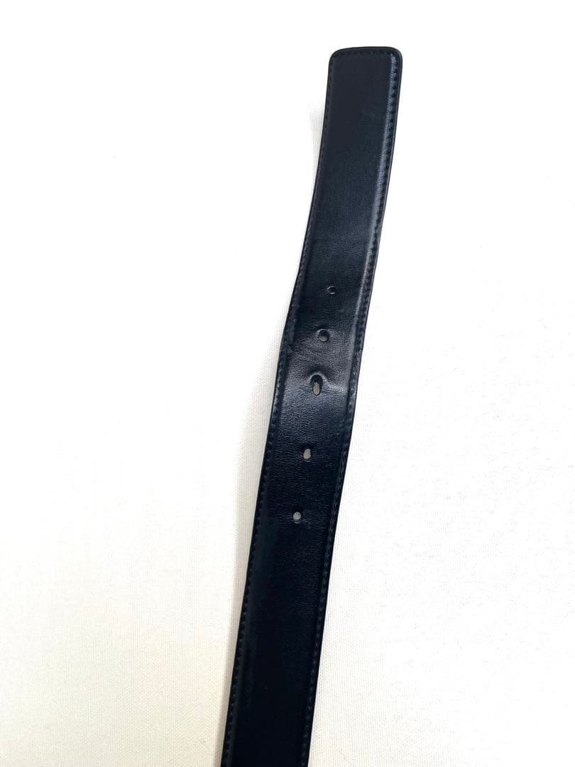 フェラガモ　ベルト　ダブルガンチーニ　パープルカモ　金具　リバーシブルベルト