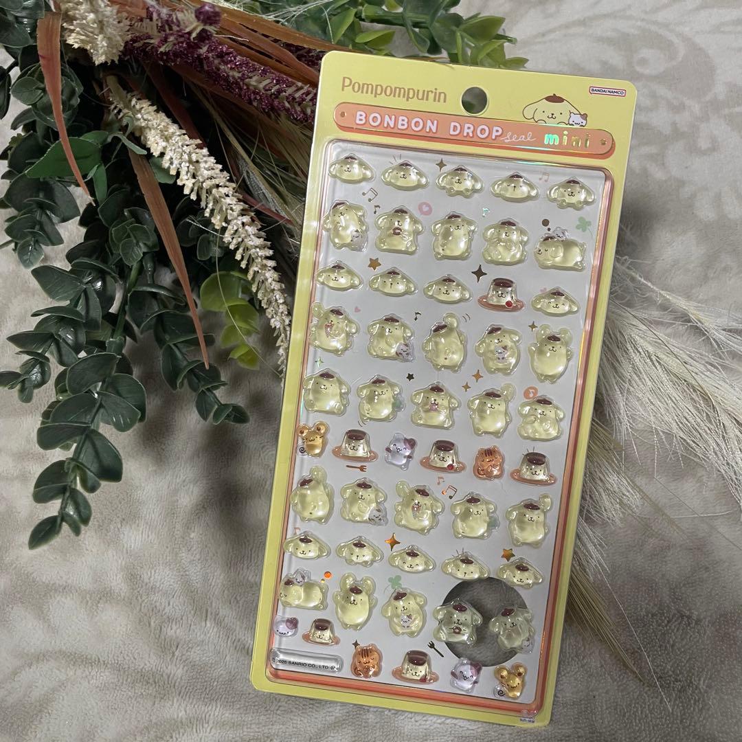 【正規品】ボンボンドロップシールミニ　サンリオ　フルコンプ　8個　8種　新品