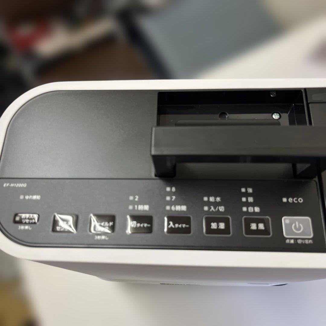 Dainichi 加湿セラミックファンヒーター ホワイト EF-H1200G-W