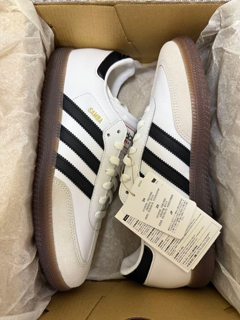 新品‼️サンバ ホワイト 25.5cm白 エアフォース1 エアフォース1好きにも