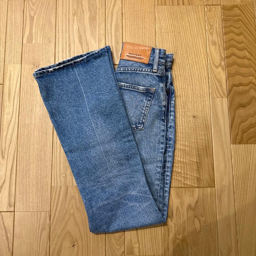 パンツ moussy mvs flare 23