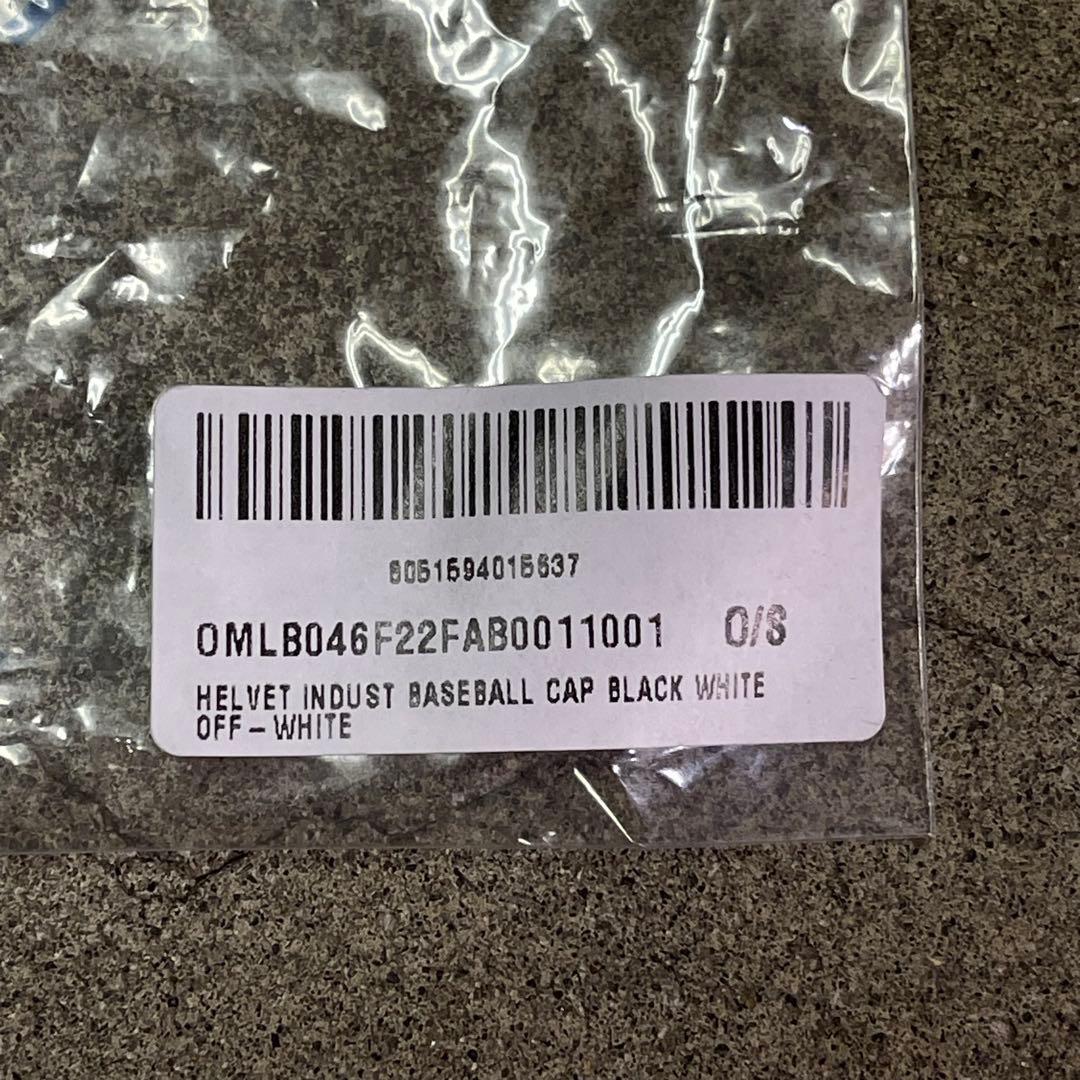 帽子 OFF-WHITE HELVET INDUST BASEBALL CAP O/S
