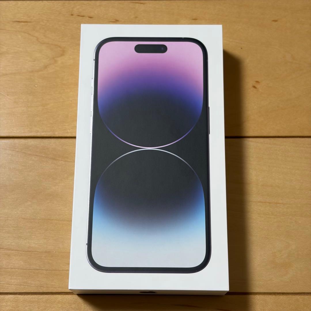 【箱袋付・256GB】iPhone 14 Pro ディープパープル SIMフリー