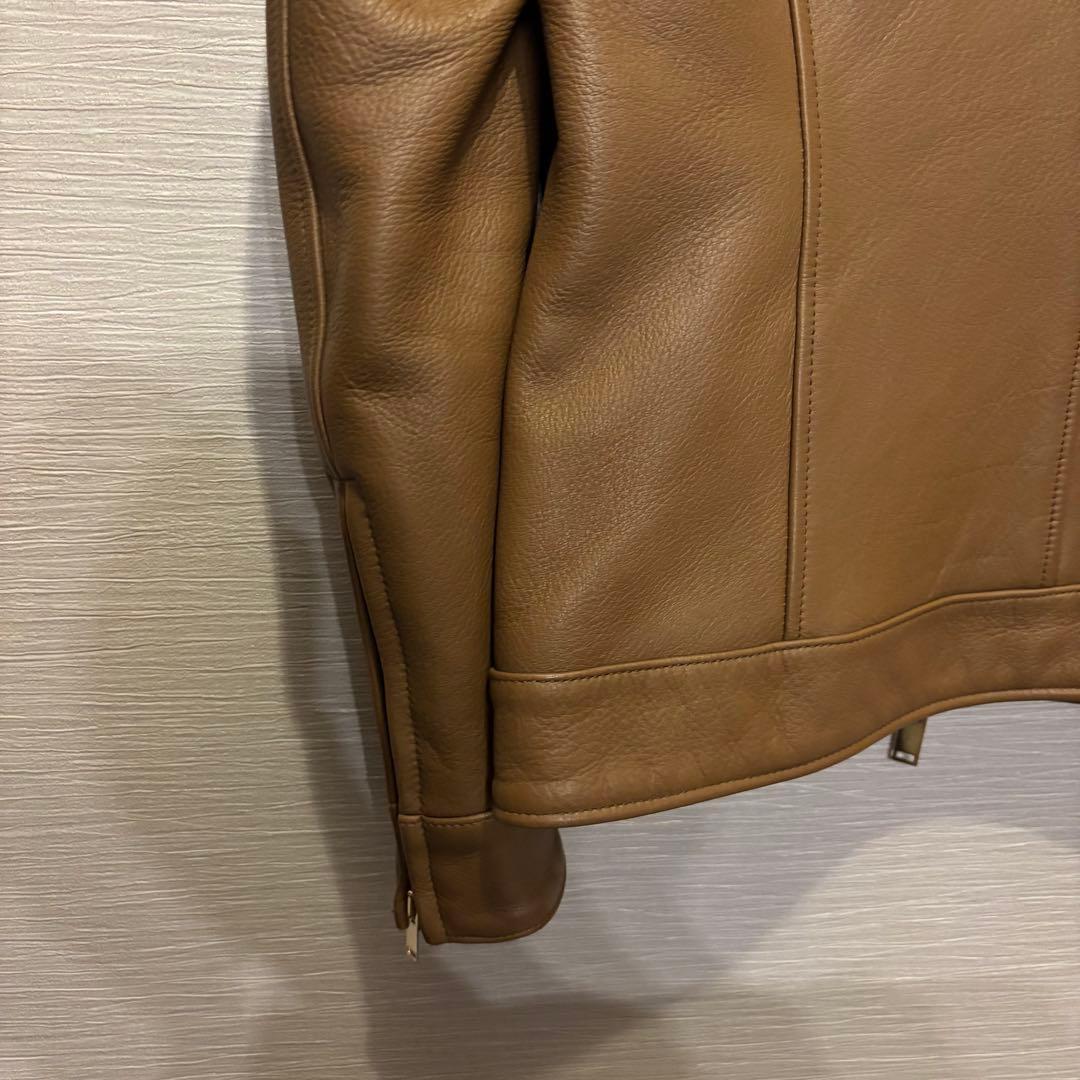 junhashimoto ZIP LEATHER SHIRTS ディアスキン