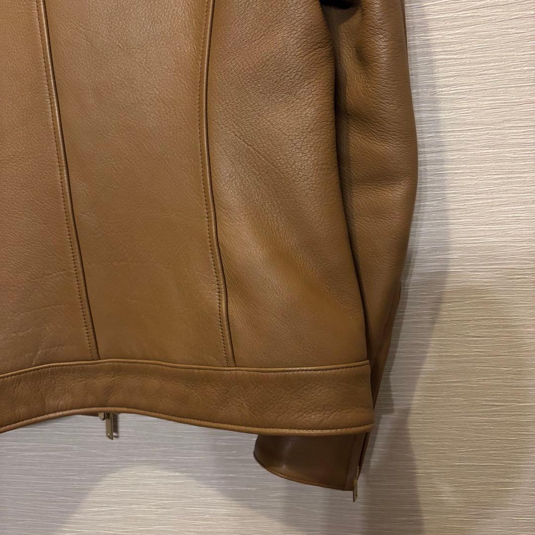 junhashimoto ZIP LEATHER SHIRTS ディアスキン