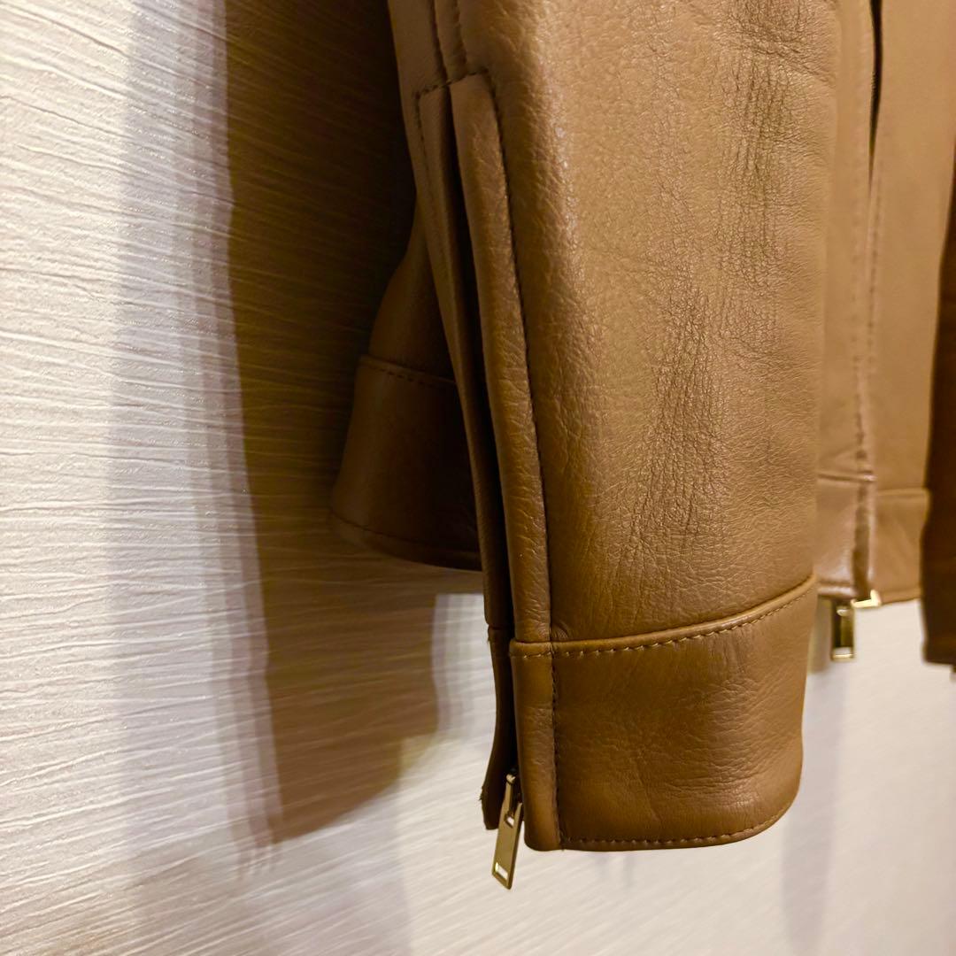 junhashimoto ZIP LEATHER SHIRTS ディアスキン