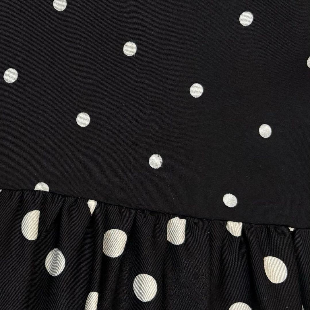 BEARDSLEY ビアズリー ドットパッチワークロングスカート