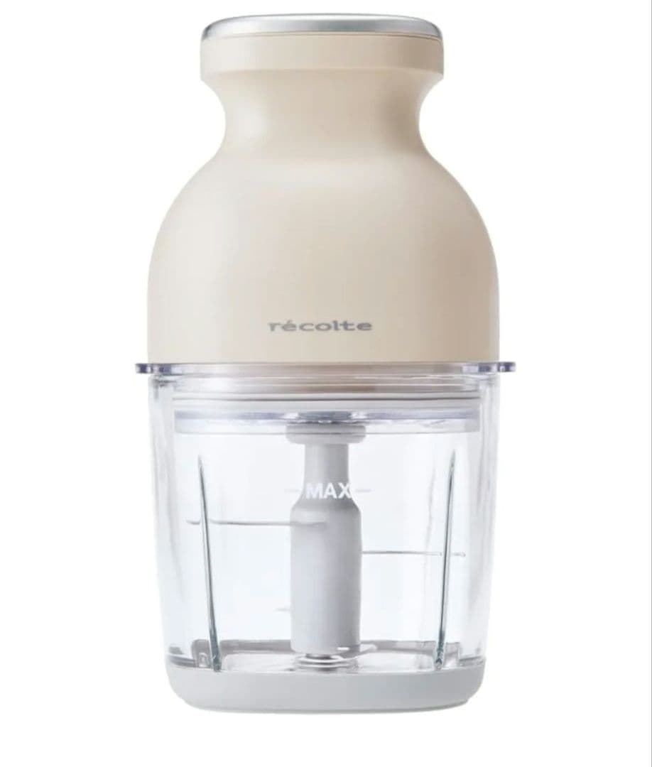 美品 レコルト ボンヌ フードプロセッサー コードレス RCP7 (W)