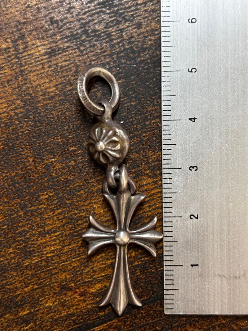 【クロムハーツ 】1ボールタイニー　CHクロスチャーム純正チェーン付