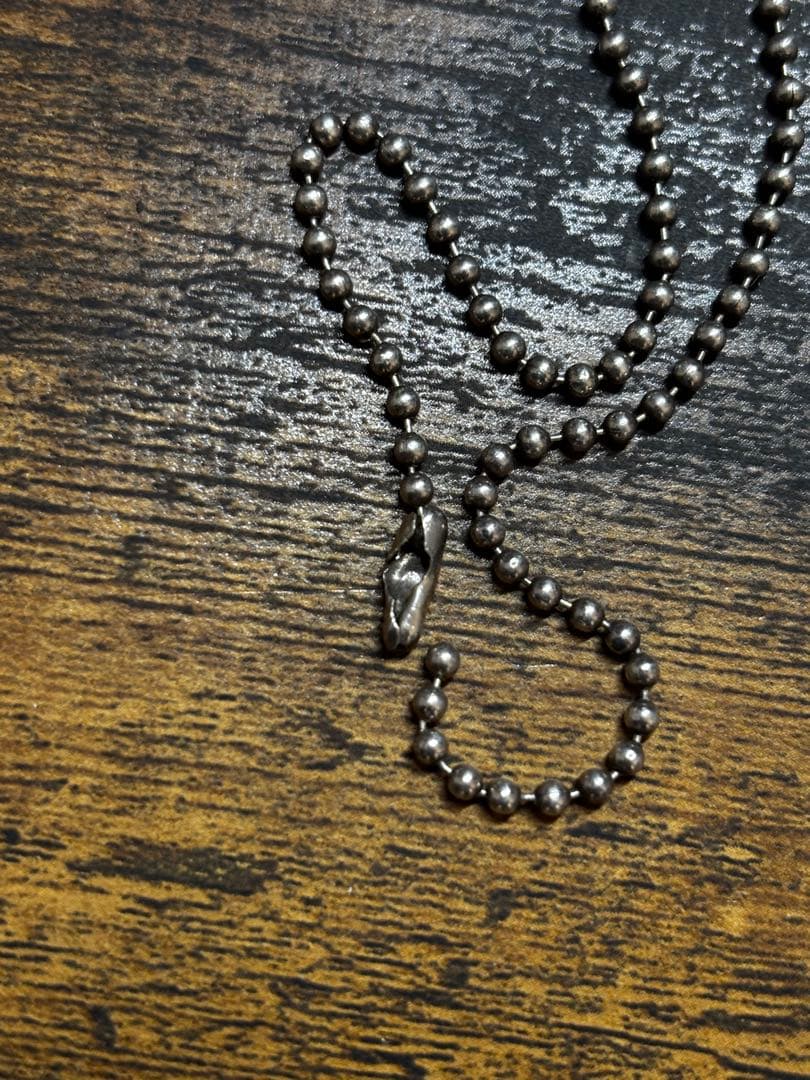 【クロムハーツ 】1ボールタイニー　CHクロスチャーム純正チェーン付