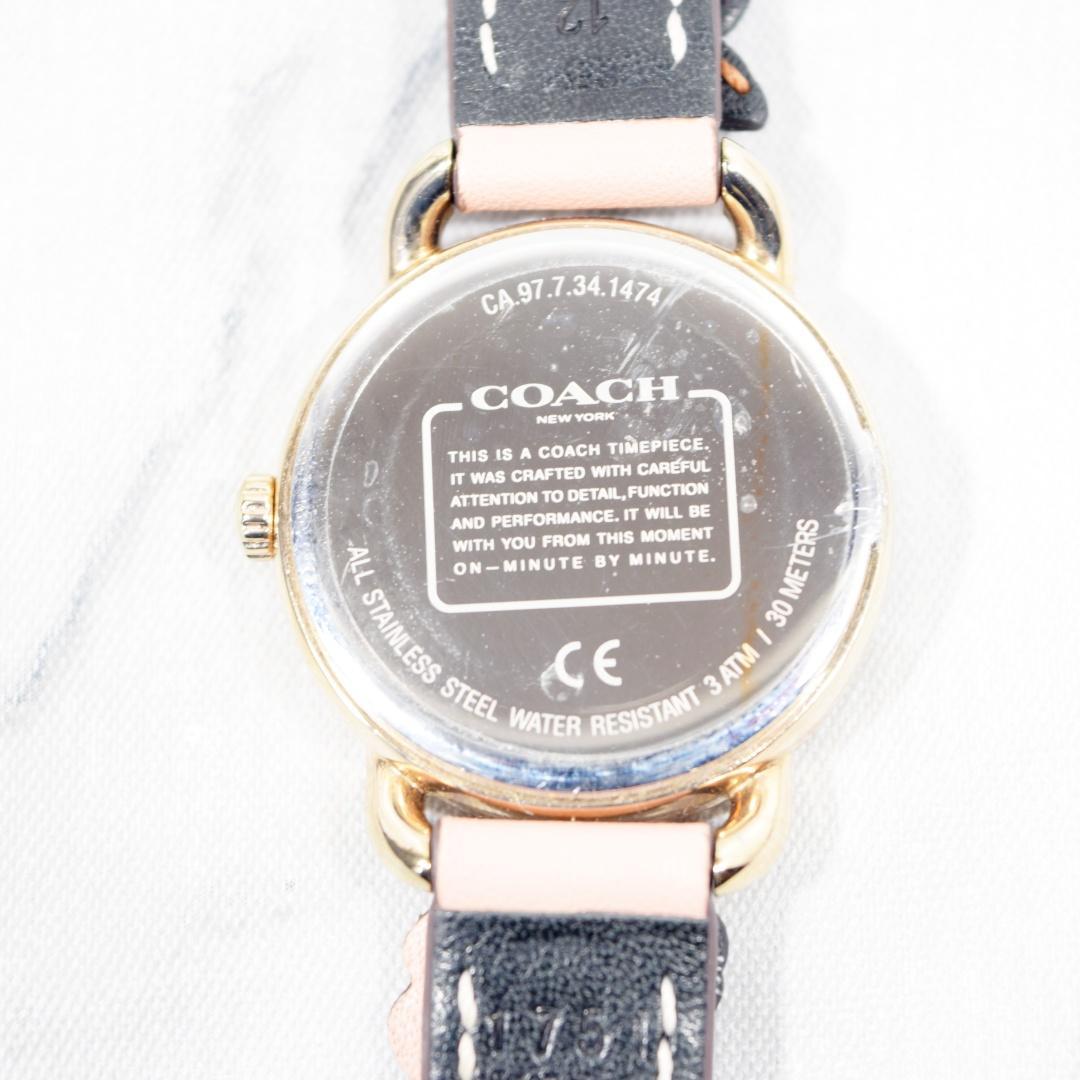 美品 COACH コーチ DELANCEY デランシー 花柄 レディース 新電池