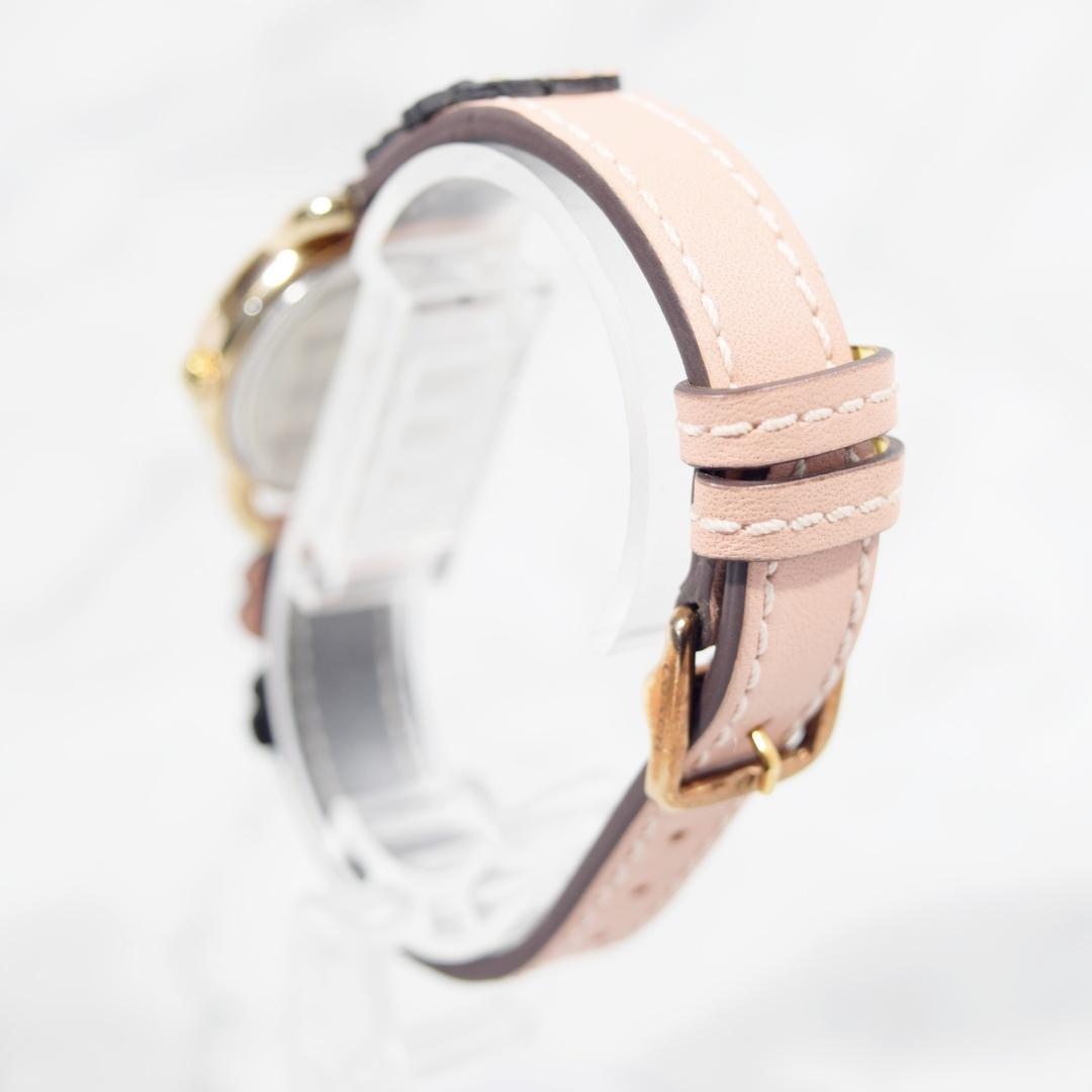 美品 COACH コーチ DELANCEY デランシー 花柄 レディース 新電池