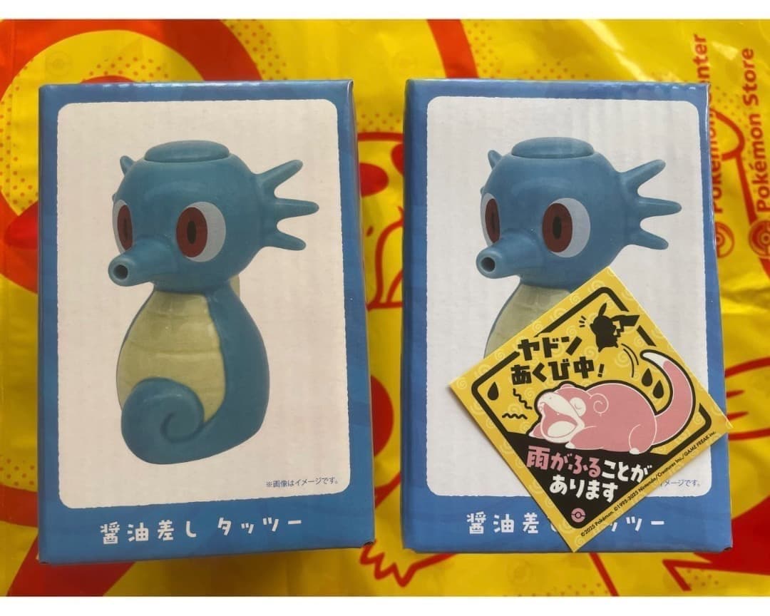 とまと様　シール付き ポケモンセンター カガワ限定 タッツー 醤油差し×2