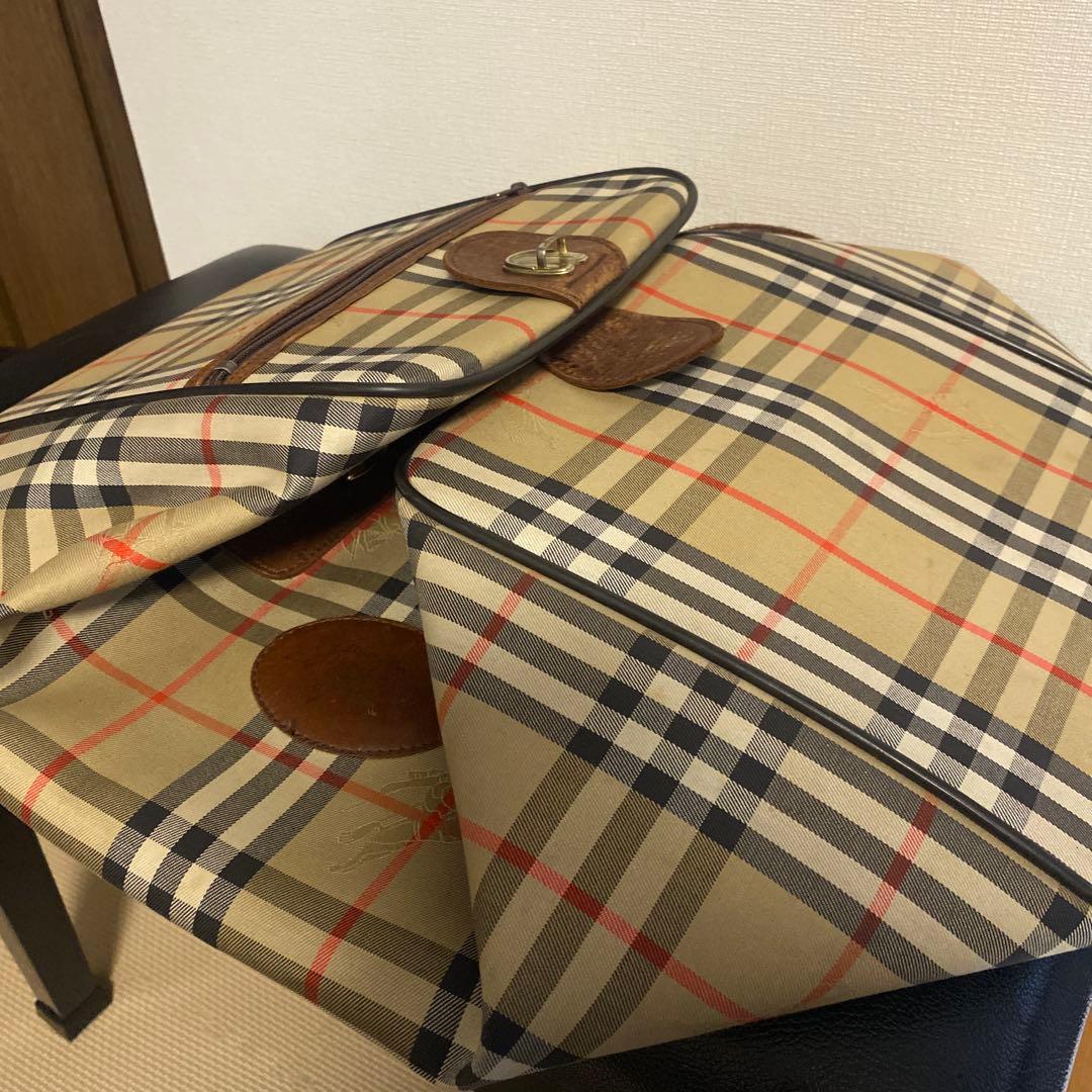 Burberrys ノバチェック　ボストンバッグ　バーバリー　ヴィンテージ