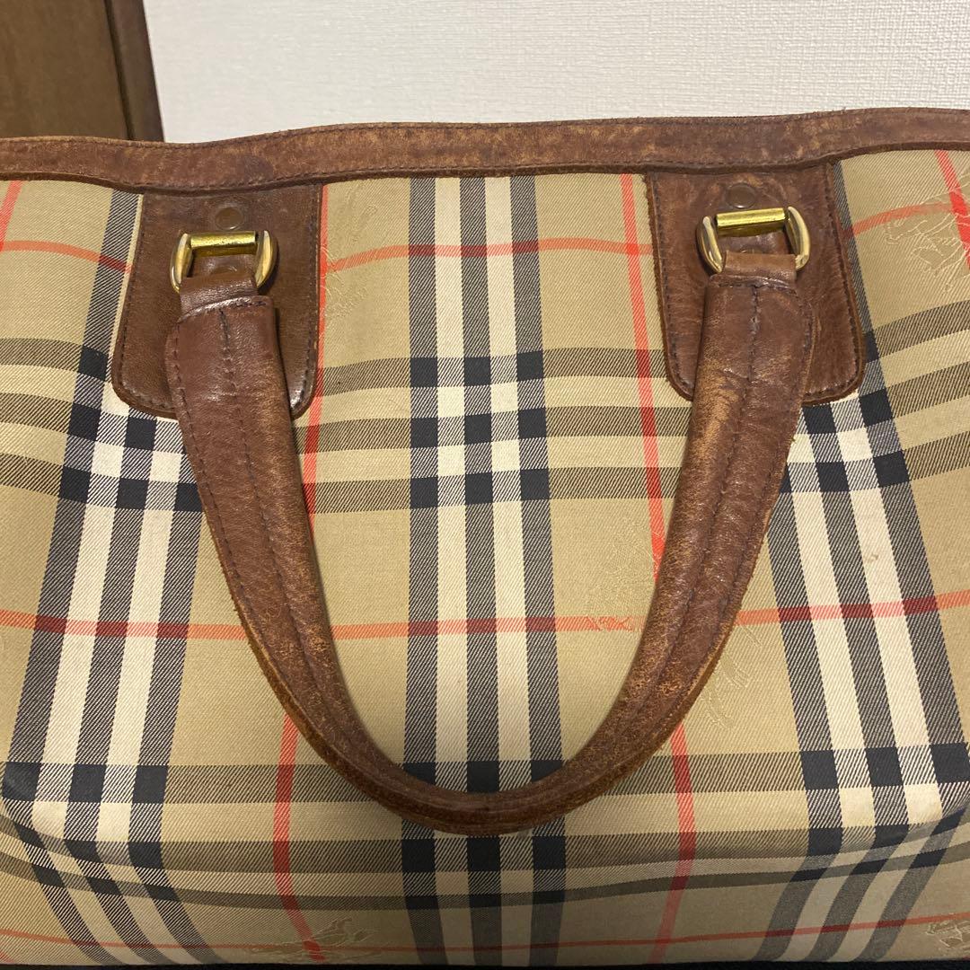 Burberrys ノバチェック　ボストンバッグ　バーバリー　ヴィンテージ