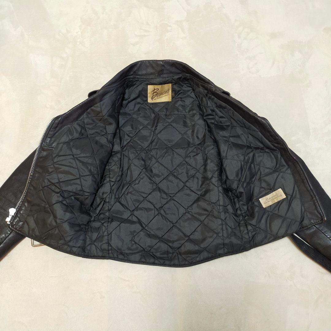 70S 80S　Berman's　ヴィンテージ　ダブルライダースジャケット