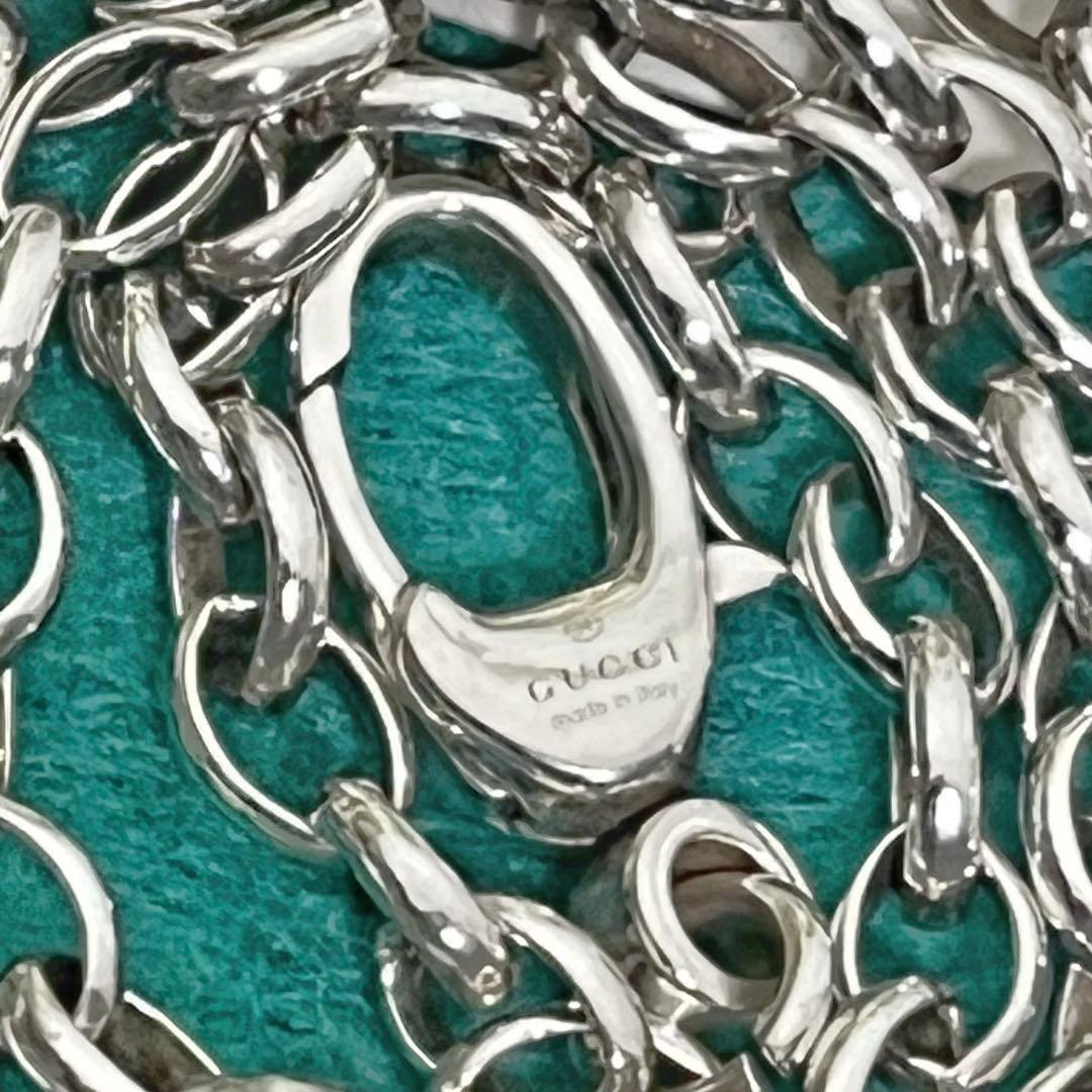 美品‼️GUCCI 3.2ミリ　シルバー925 チェーンネックレス