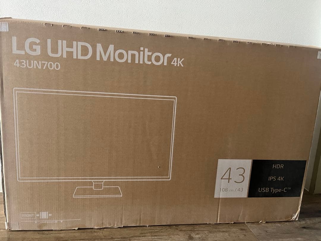 LG ディスプレイモニター 43UN700-BAJP 42.5インチ