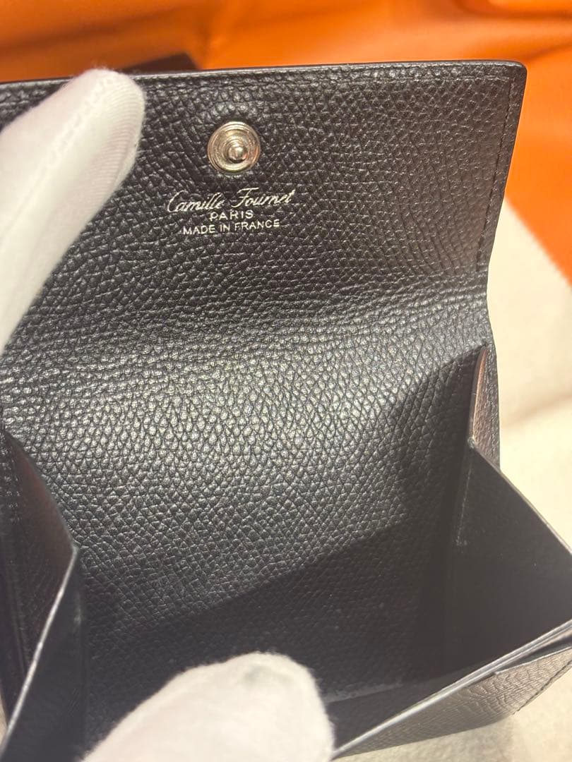 カミーユフォルネ　黒　Camille Fournet 　ケース　小銭入れ