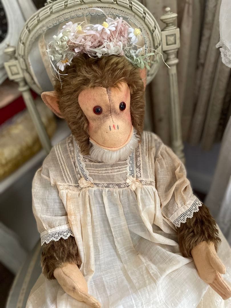 限定SALE♡大きなアンティークのお猿さん♡ アンティークテディベア シュタイフ