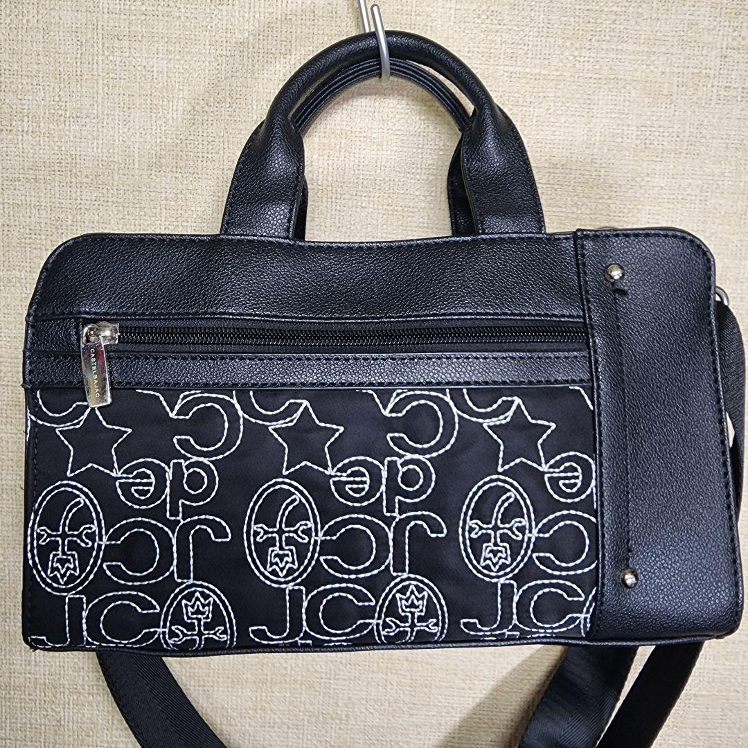 【美品】カステルバジャック 2Wayバッグ ミニショルダー ゴルフ カートバッグ
