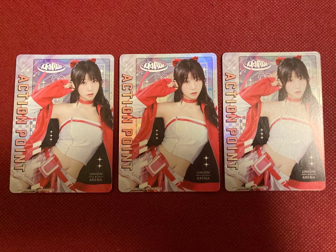 伊織もえ APカード 3枚セット アクションポイント ユニオンアリーナ ユニアリ