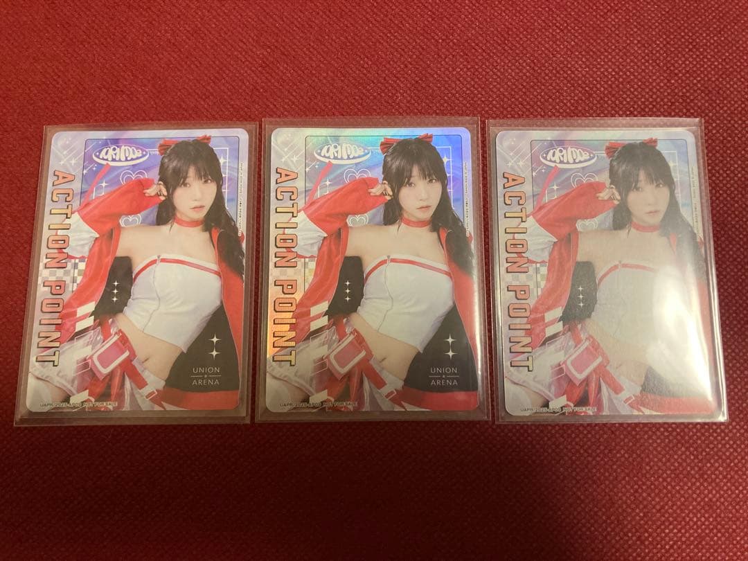 伊織もえ APカード 3枚セット アクションポイント ユニオンアリーナ ユニアリ