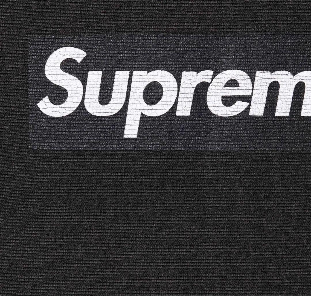 ち*ん様 値下げ〇Supreme Washed Box Logo Crewnec