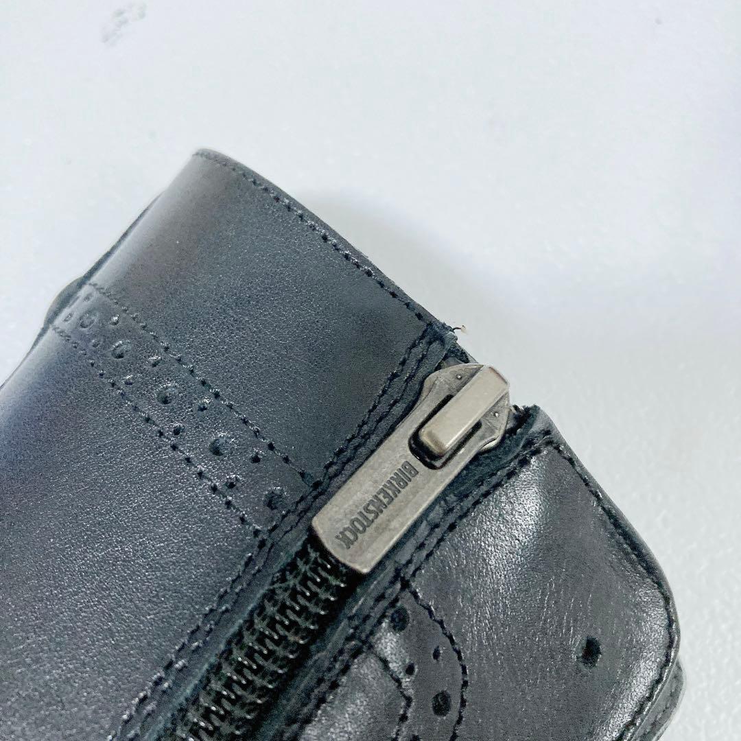 美品 ビルケンシュトック ララミーブーツ レースアップ 本革 黒 37 24