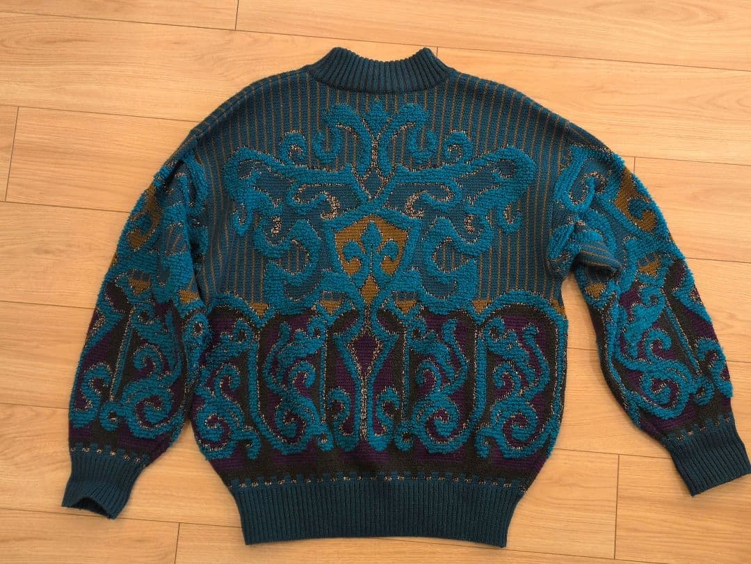 Ficce YOSHIYUKI KONISH ラメ入りデザイン3Dニット