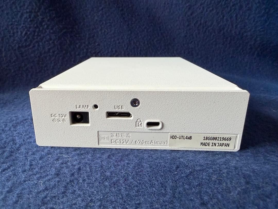 I-O DATA 4TB 外付けハードディスク HDD-UTL4WB