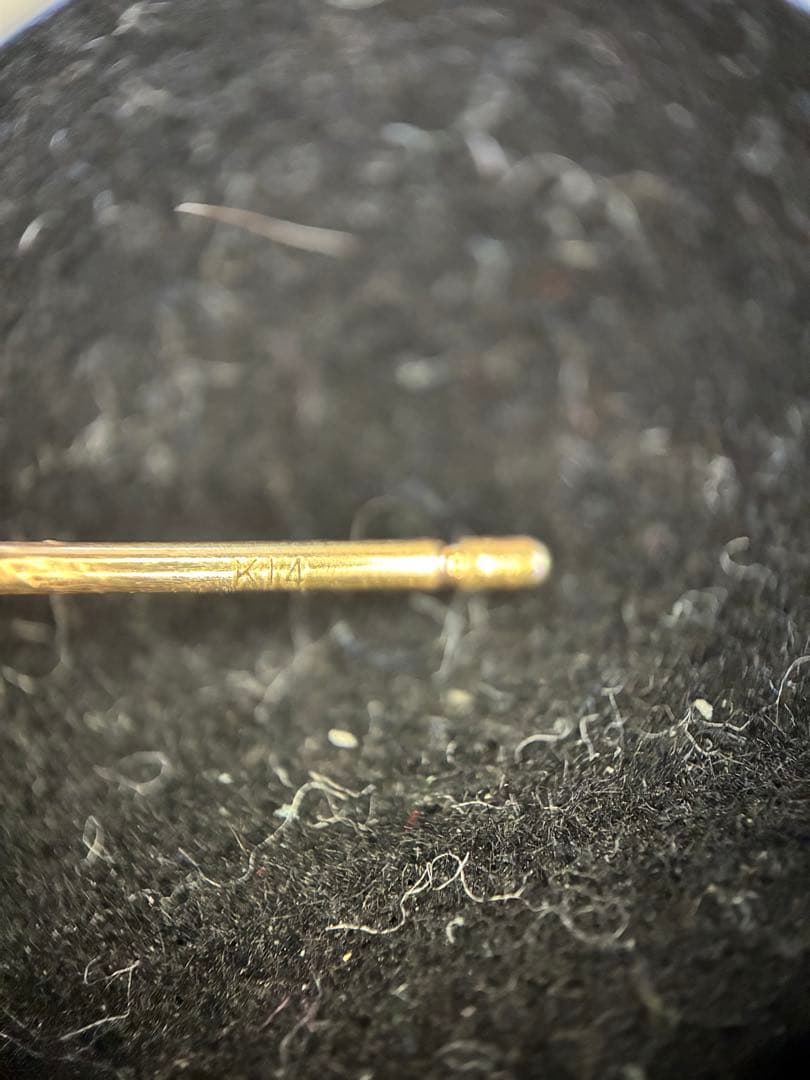 クロムハーツ　スタッドピラミッド　ピアス　アフターダイヤ メレダイヤ5個