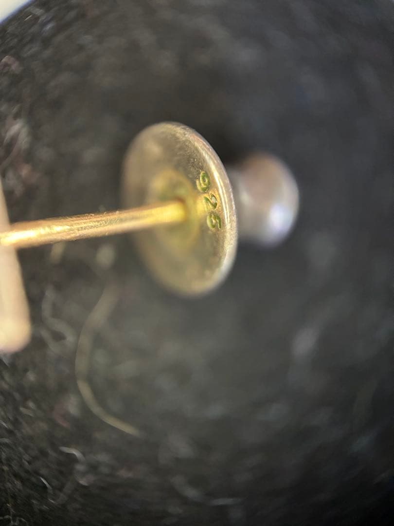 クロムハーツ　スタッドピラミッド　ピアス　アフターダイヤ メレダイヤ5個