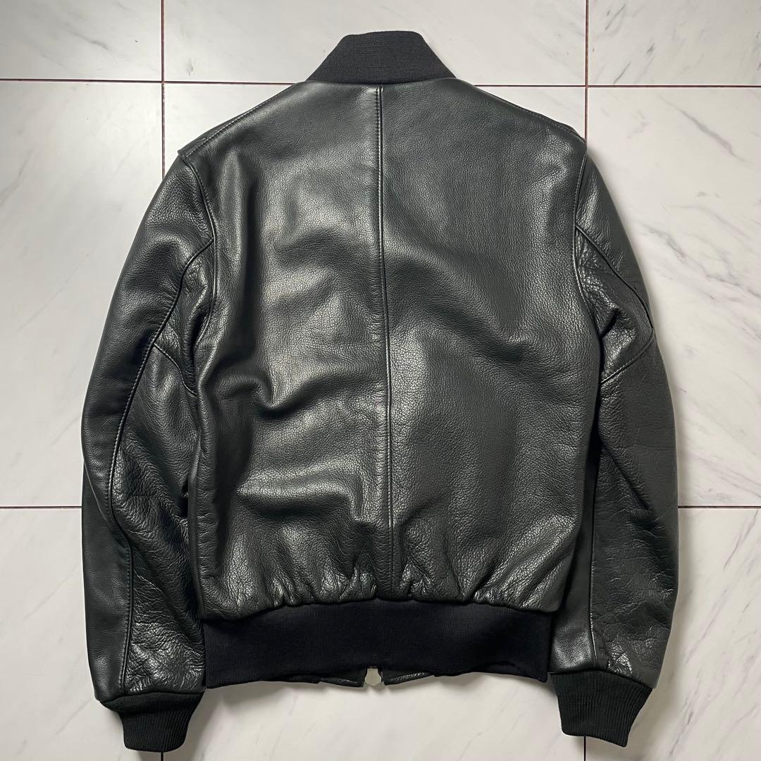 VANSON × Ron Herman Team Jacket 牛革 黒 36