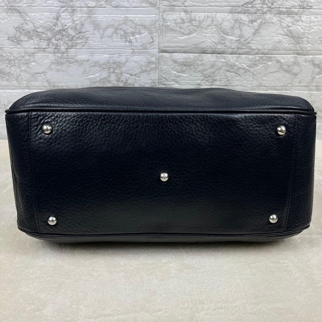 【極美品】 ペッレモルビダ フラップボストン メイデンヴォヤージュ ネイビー