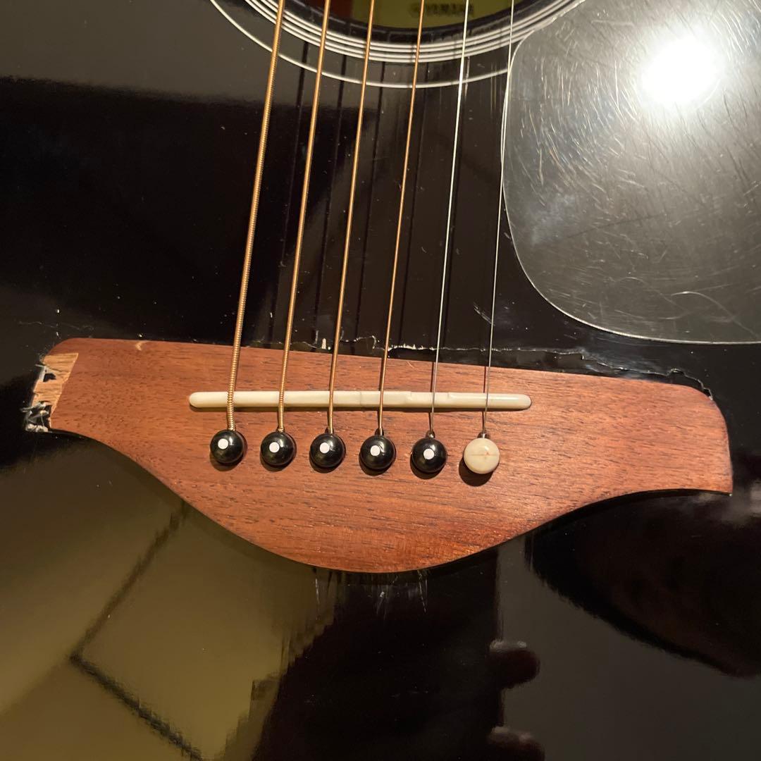 ヤマハ　FG820 ブラックアコースティックギター　ブラック　ジャンク