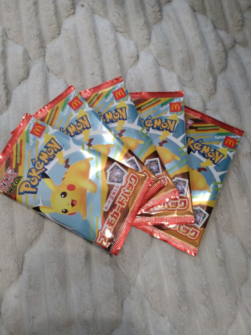 ポケモン プロモカードパック ハッピーセット5セット　マクドナルド