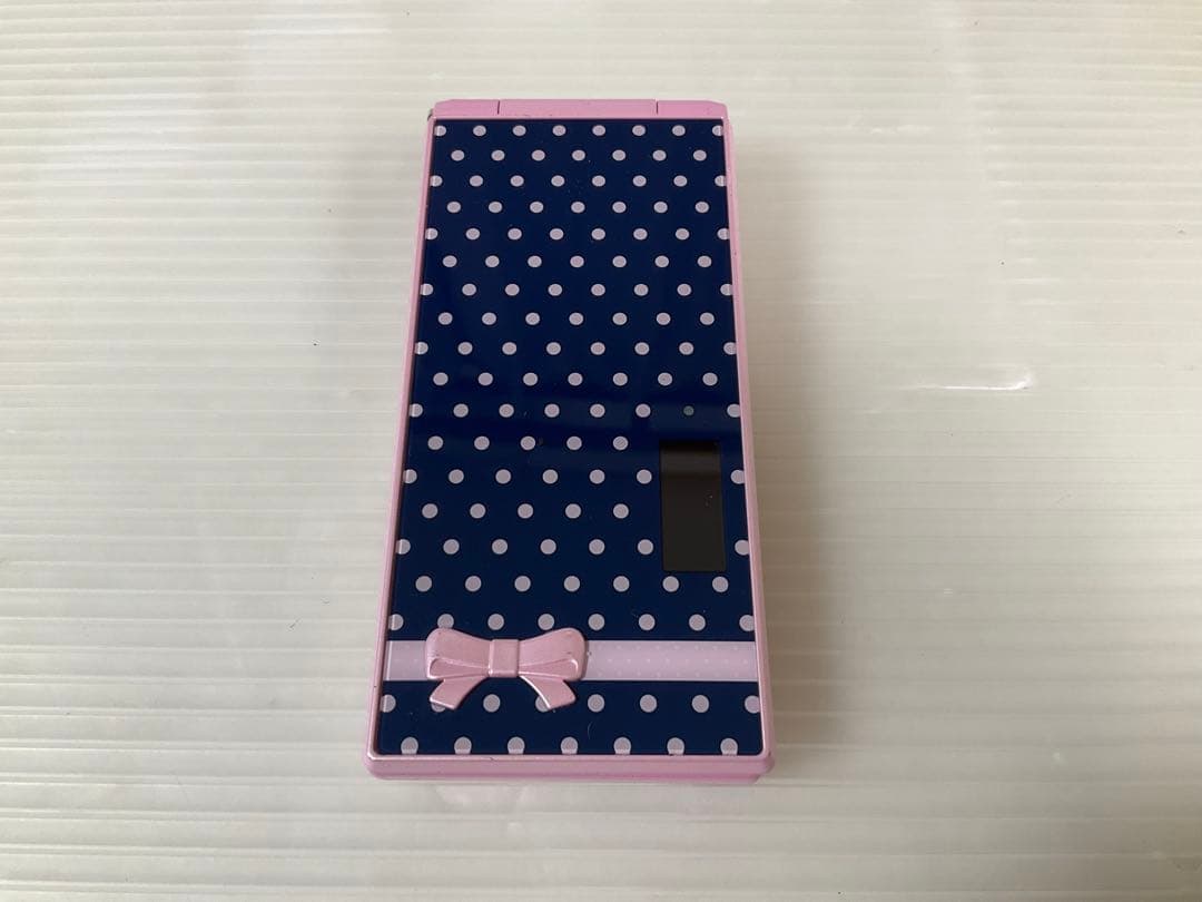 簡易動確済 docomo F-06D ハッピーピンク ガラケー ニコモコラボ