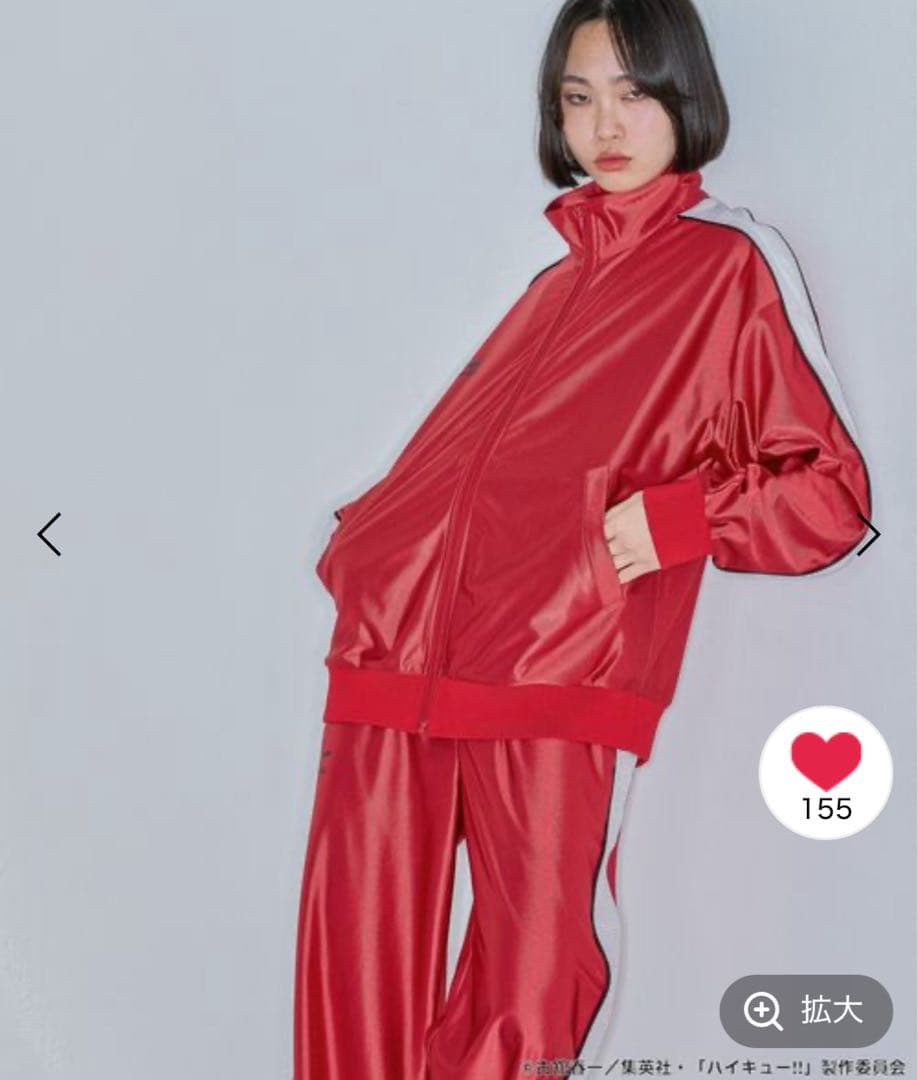 JEANASIS ハイキュー　コラボ　トラックジャージ　音駒ジャージ　M