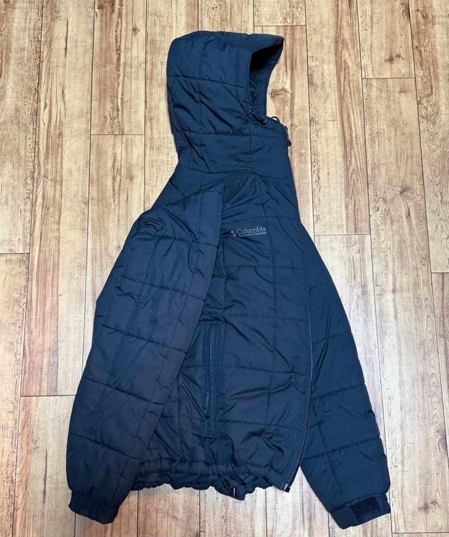 ジャケット・アウター Columbia hooded puffer jacket black S