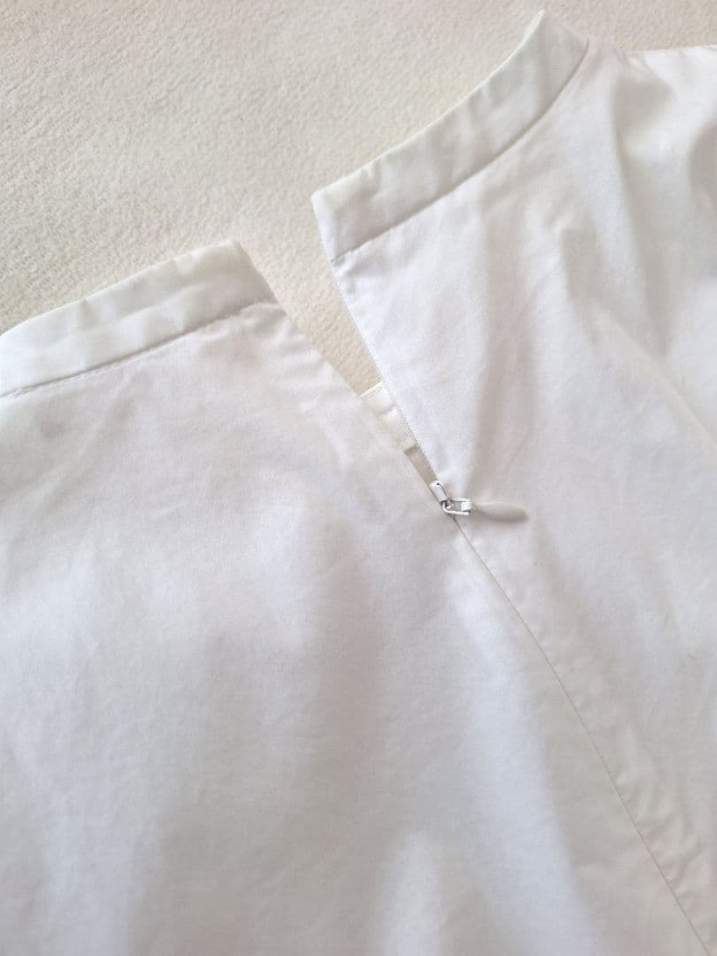 yori ヨリ サイドギャザーブラウス ホワイト 36