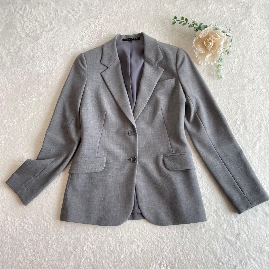 セオリーグレー パンツスーツ ビジネススーツ　ｔh e o r y M