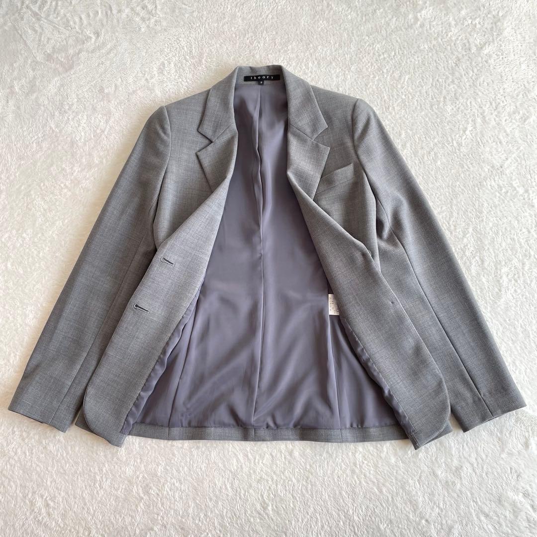 セオリーグレー パンツスーツ ビジネススーツ　ｔh e o r y M