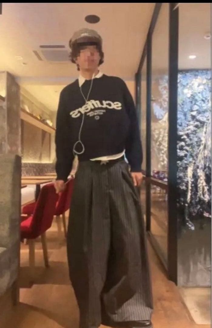 scuffers ニット　オリーブ