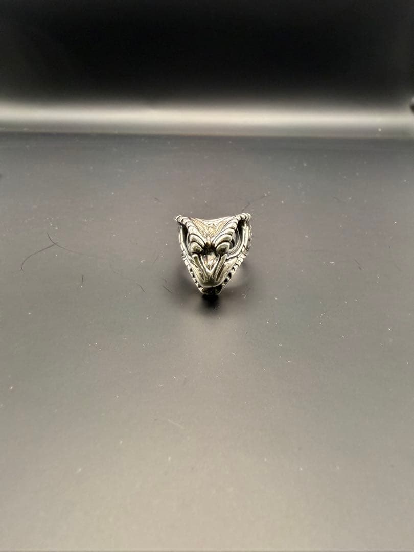 シルバーリングスネークヘッド 収納袋付き silver925